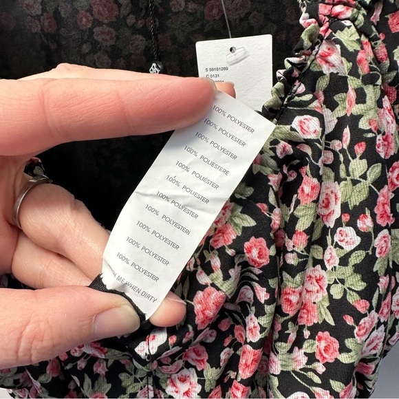 Urban Outfitters Daisy Street Puff Sleeve Floral Jumpsuit - Picture 13 of 16